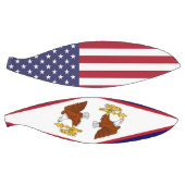 Volledig Basketball met vlag van Amerikaans Samoa Basketbal (Panelen)