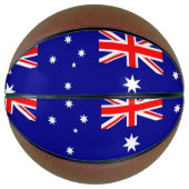 Volledig Basketball met vlag van Australië Basketbal (Voorkant)