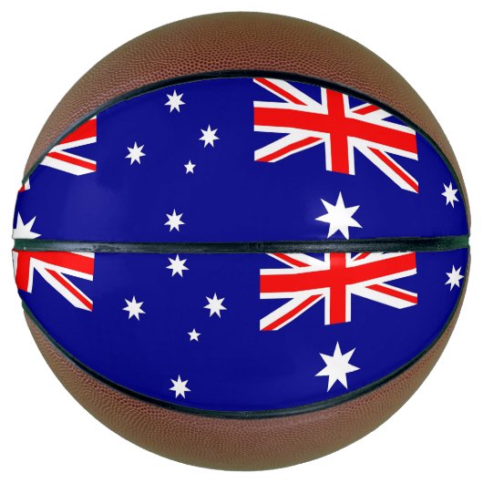 Volledig Basketball met vlag van Australië Basketbal (Voorkant)