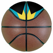 Volledig Basketball met vlag van Bahama's Mini Basketbal (Rechts)