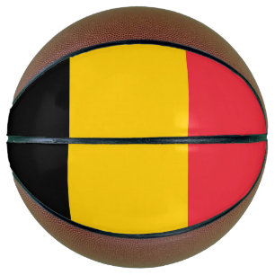 Volledig Basketball met vlag van België Mini Basketbal