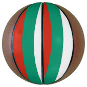 Volledig Basketball met vlag van Bulgarije Basketbal (Verticaal)