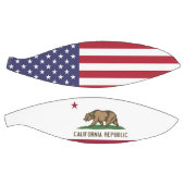 Volledig Basketball met vlag van Californië, VS Basketbal (Panelen)