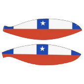 Volledig Basketball met vlag van Chili Mini Basketbal (Panelen)