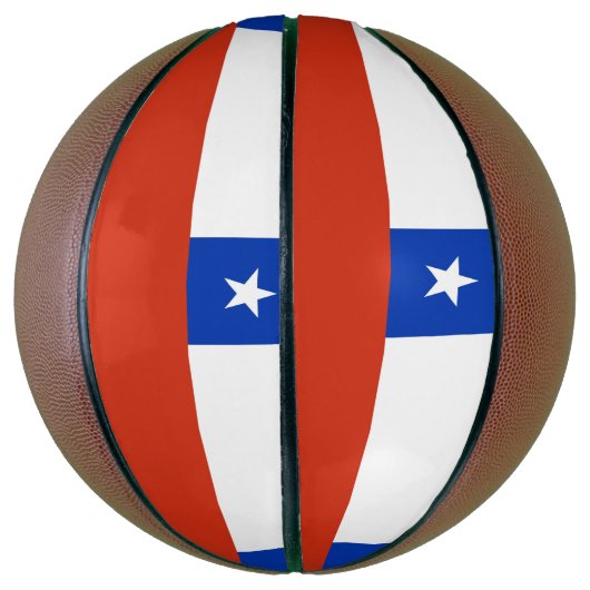 Volledig Basketball met vlag van Chili Mini Basketbal (Verticaal)