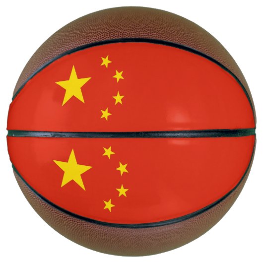 Volledig Basketball met vlag van China Mini Basketbal (Voorkant)