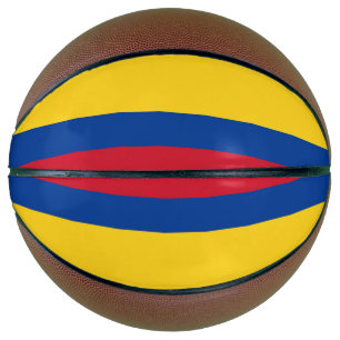 Volledig Basketball met vlag van Colombia Mini Basketbal