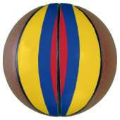 Volledig Basketball met vlag van Colombia Mini Basketbal (Verticaal)