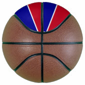 Volledig Basketball met vlag van Dallas Basketbal (Rechts)