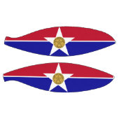 Volledig Basketball met vlag van Dallas Basketbal (Panelen)