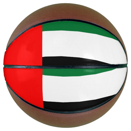 Volledig Basketball met vlag van de VAE Basketbal (Voorkant)