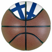 Volledig Basketball met vlag van Finland Mini Basketbal (Rechts)