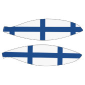 Volledig Basketball met vlag van Finland Mini Basketbal (Panelen)