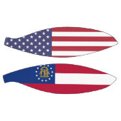 Volledig Basketball met vlag van Georgië, VS Mini Basketbal (Panelen)