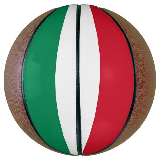 Volledig Basketball met vlag van Hongarije Basketbal (Verticaal)