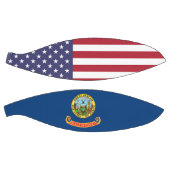 Volledig Basketball met vlag van Idaho, VS Mini Basketbal (Panelen)