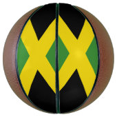 Volledig Basketball met vlag van Jamaica Mini Basketbal (Verticaal)