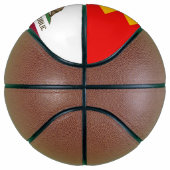 Volledig Basketball met vlag van Los Angeles, VS Mini Basketbal (Rechts)