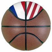 Volledig Basketball met vlag van Missouri USA Basketbal (Rechts)