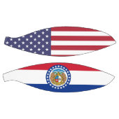 Volledig Basketball met vlag van Missouri USA Basketbal (Panelen)