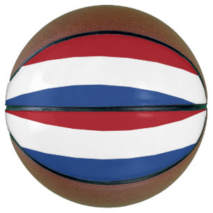 Volledig Basketball met vlag van Nederland Mini Basketbal