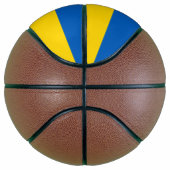 Volledig Basketball met vlag van Oekraïne Basketbal (Rechts)