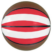 Volledig Basketball met vlag van Oostenrijk Mini Basketbal (Voorkant)