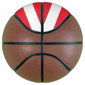 Volledig Basketball met vlag van Oostenrijk Mini Basketbal (Rechts)