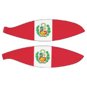 Volledig Basketball met vlag van Peru Basketbal (Panelen)