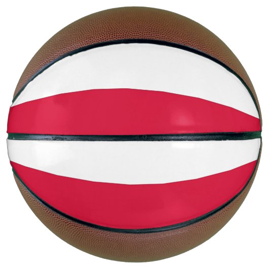 Volledig Basketball met vlag van Polen Mini Basketbal (Voorkant)