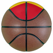 Volledig Basketball met vlag van Roemenië Basketbal (Rechts)