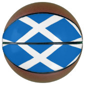Volledig Basketball met vlag van Schotland, VK Mini Basketbal (Voorkant)