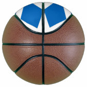Volledig Basketball met vlag van Schotland, VK Mini Basketbal (Rechts)