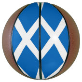Volledig Basketball met vlag van Schotland, VK Mini Basketbal (Verticaal)