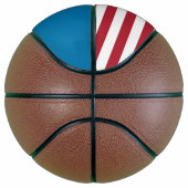 Volledig Basketball met vlag van South Dakota Basketbal (Rechts)