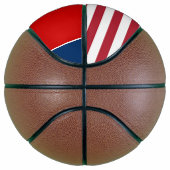 Volledig Basketball met vlag van Tennessee Basketbal (Rechts)