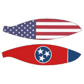 Volledig Basketball met vlag van Tennessee Basketbal (Panelen)