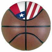 Volledig Basketball met vlag van Texas Mini Basketbal (Rechts)