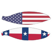 Volledig Basketball met vlag van Texas Mini Basketbal (Panelen)