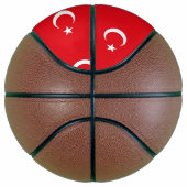 Volledig Basketball met vlag van Turkije Mini Basketbal (Rechts)