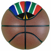 Volledig Basketball met vlag van Zuid-Afrika Mini Basketbal (Rechts)