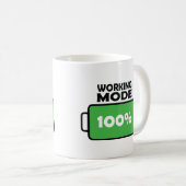 Volledig Batterij Werkende Modus Koffie Lover Mok (Voorkant rechts)