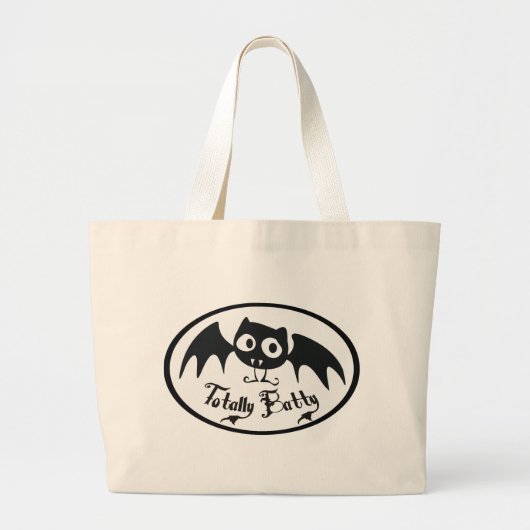 Volledig Batty Grote Tote Bag (Voorkant)