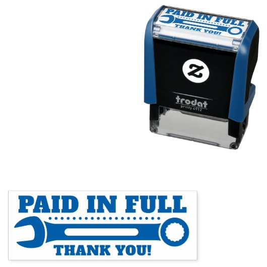 Volledig bedankt! WRENCH Zelfinkend stempel (In situ)