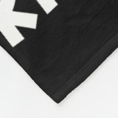 Volledig belachelijke grappige bowler fleece deken (Hoek)