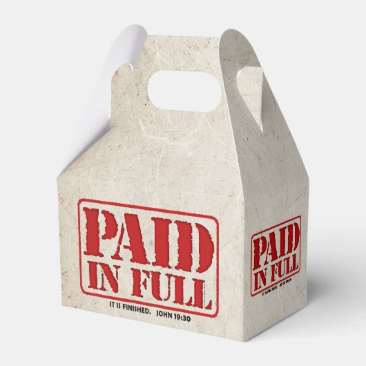 Volledig betaald bedankdoosjes (Achterkant)