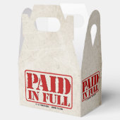 Volledig betaald bedankdoosjes (Geopend)