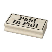 Volledig betaald. rubberstempel (Stempel)