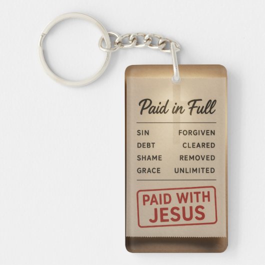 Volledig betaald sleutelhanger (Voorkant)