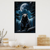 Volledig bewegend Beer Poster (Keuken)